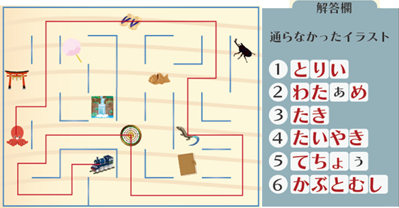 こたえ：ナゾ4 イメージ
