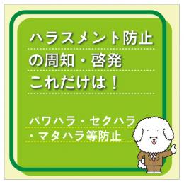 ハラスメント防止の周知・啓発　これだけは！